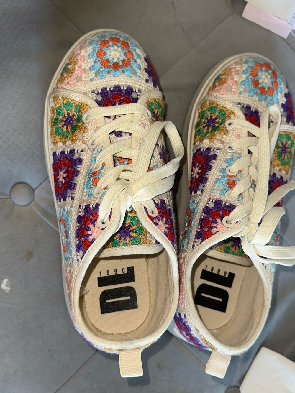 Crochet Tennis Shoes 9.5M